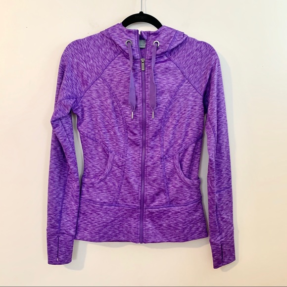 ATHLETA Purple Space Dye Strength Hoodie 2 - Picture 2 of 10